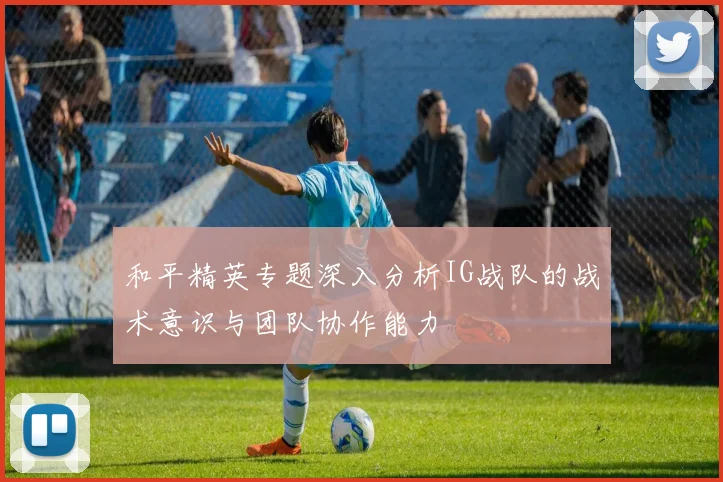 和平精英专题深入分析IG战队的战术意识与团队协作能力