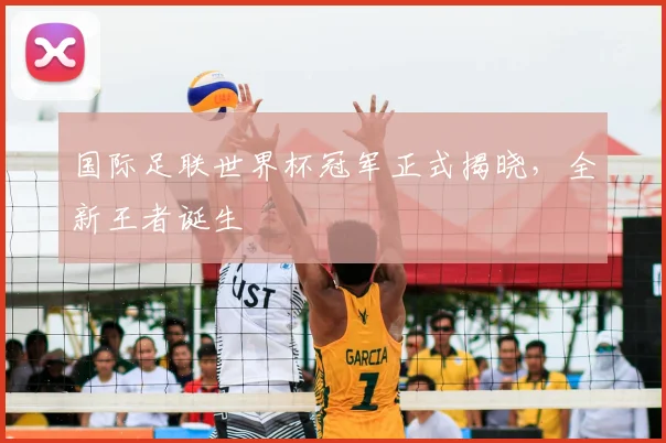 国际足联世界杯冠军正式揭晓，全新王者诞生